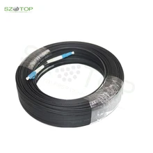 

Outdoor 10M-200M Single Mode Fiber Optic Drop Cable 3 Steel 1 Core LC UPC G675A1 FTTH Optic Cable Fiber Optic Cable