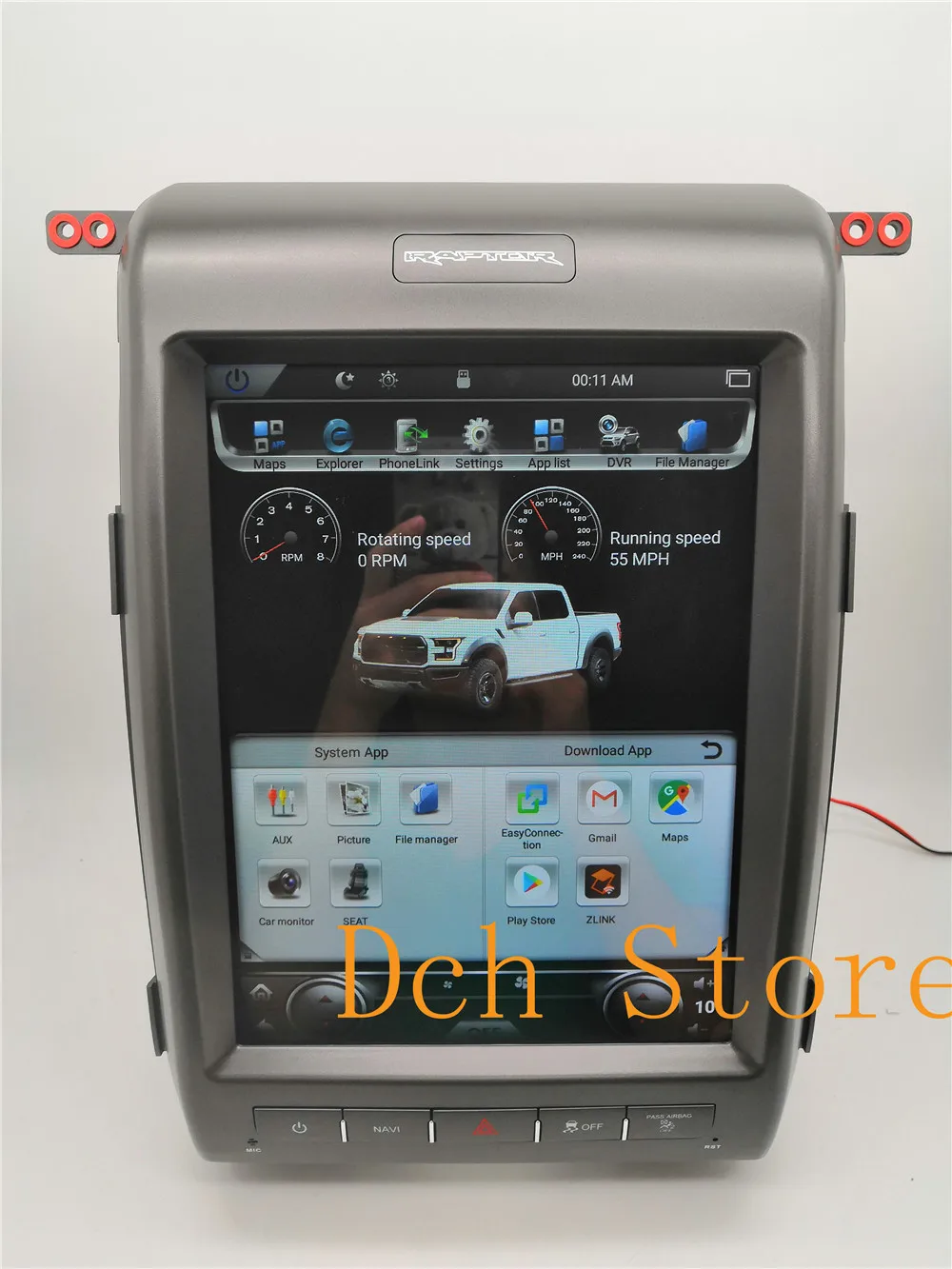 12 1 ''вертикальный tesla стиль Android 9 0 автомобильный dvd плеер GPS навигация радио для