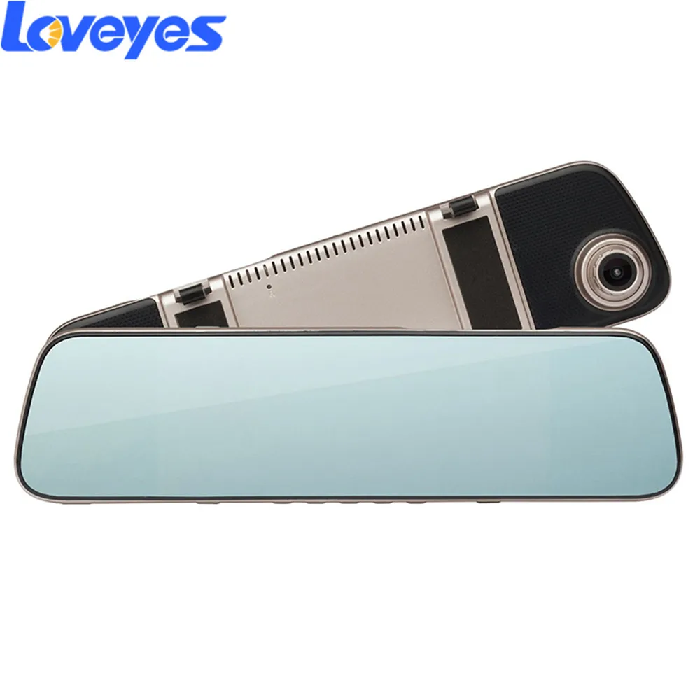 

Rearview Mirror Car Recorder 5.0'' HD 140 Degree Night Vision Dual Lens Image Parking Monitoring Rear View Mirror Camera L1005C