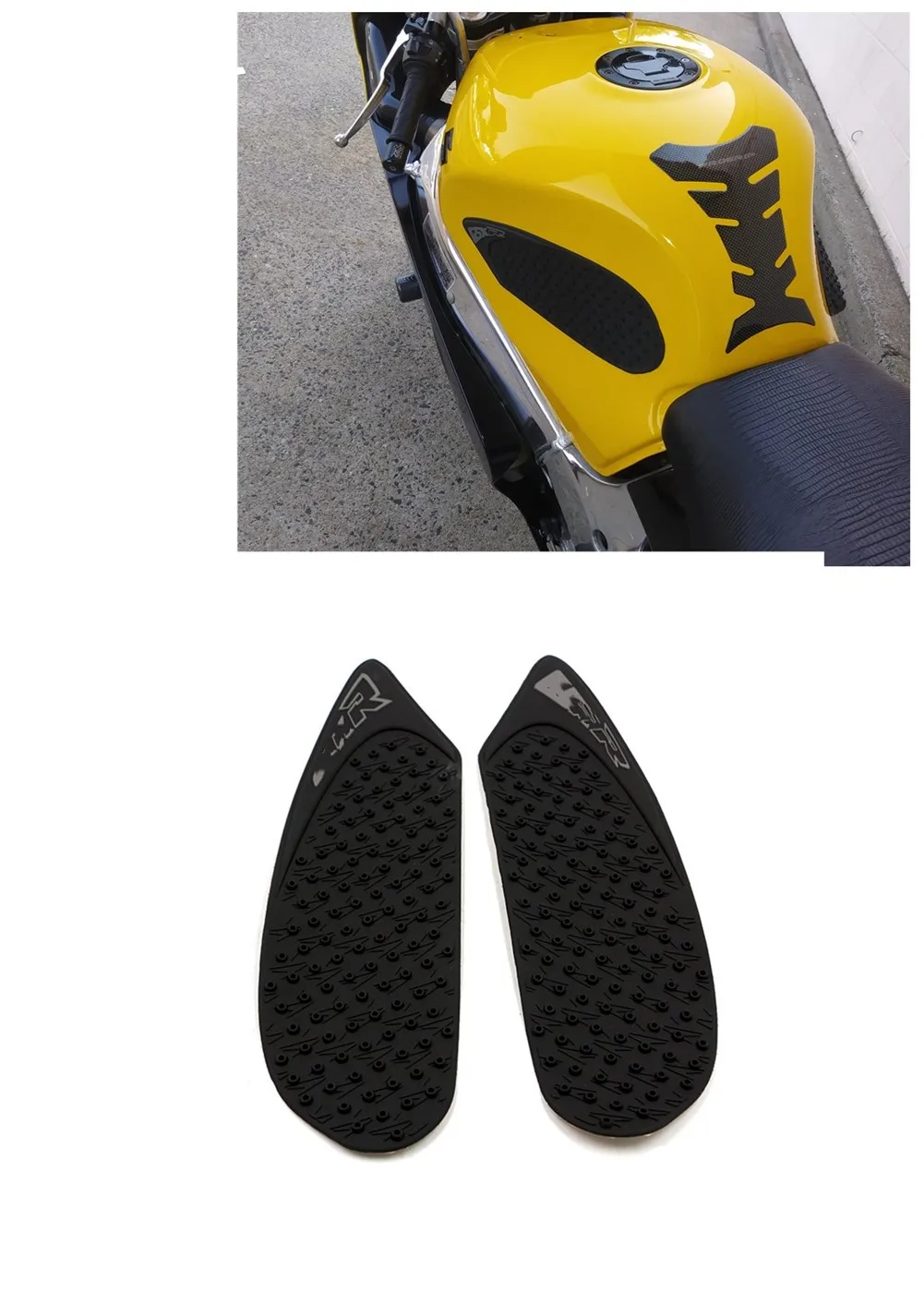 for SUZUKI K6 GSXR 600 750 06-07 Motorcycle Protector Anti Slip Tank Pad Sticker Gas Knee Grip Traction Side 3M Decal | Автомобили и