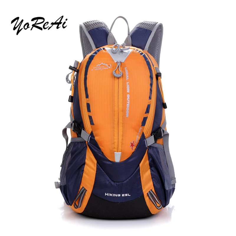 

YoReAi Wholesale Solid Trekking Luggage Outdoor Mountaineering Bag Men Waterproof Travel Sports Bags Women 25L Riding Backpack
