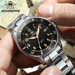 ADDIESDIVE NH35 Automatic Watch One-way Rotating Ceramic Ring 316L Stainless Steel Watch Sapphire Crystal 200m Waterproof Watch