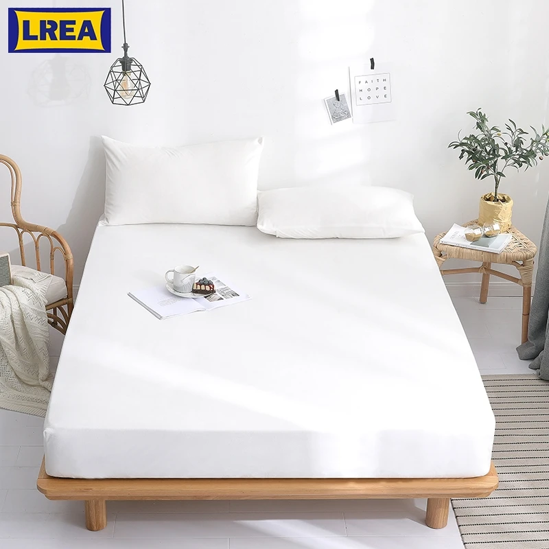 

LREA 1pc Home Textile sheet 100% Polyester material 9.8inches height Clad sheets soft for bedding
