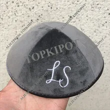 Серый бархат KIPPAS, KIPA, KIPPOT, KIPPOT, KIPPAH, индивидуальный заказ, свадьба KIPPOT, бар MITSVA