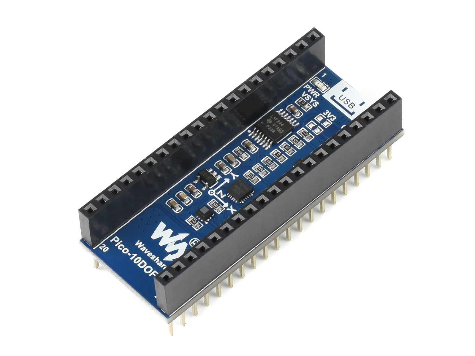 Bajo costo Waveshare-Módulo de Sensor IMU 10-DOF para Raspberry Pi Pico, a bordo ICM20948 y Chip LPS22HB, módulo de expansión con sensor IMU 6n95BkJ7opq