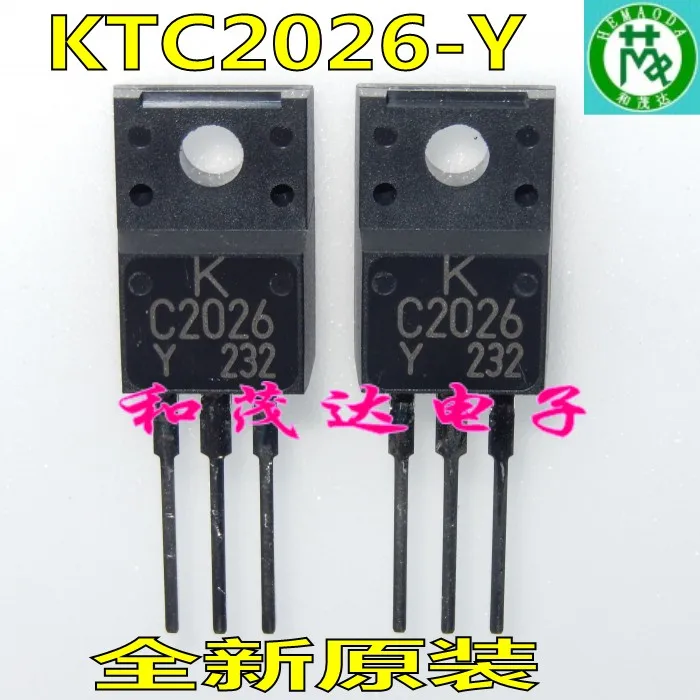 Оригинальный новый комплект одежды из 2 предметов для C2026 KTC2026-Y TO-220F 2SC2026 TO220F |
