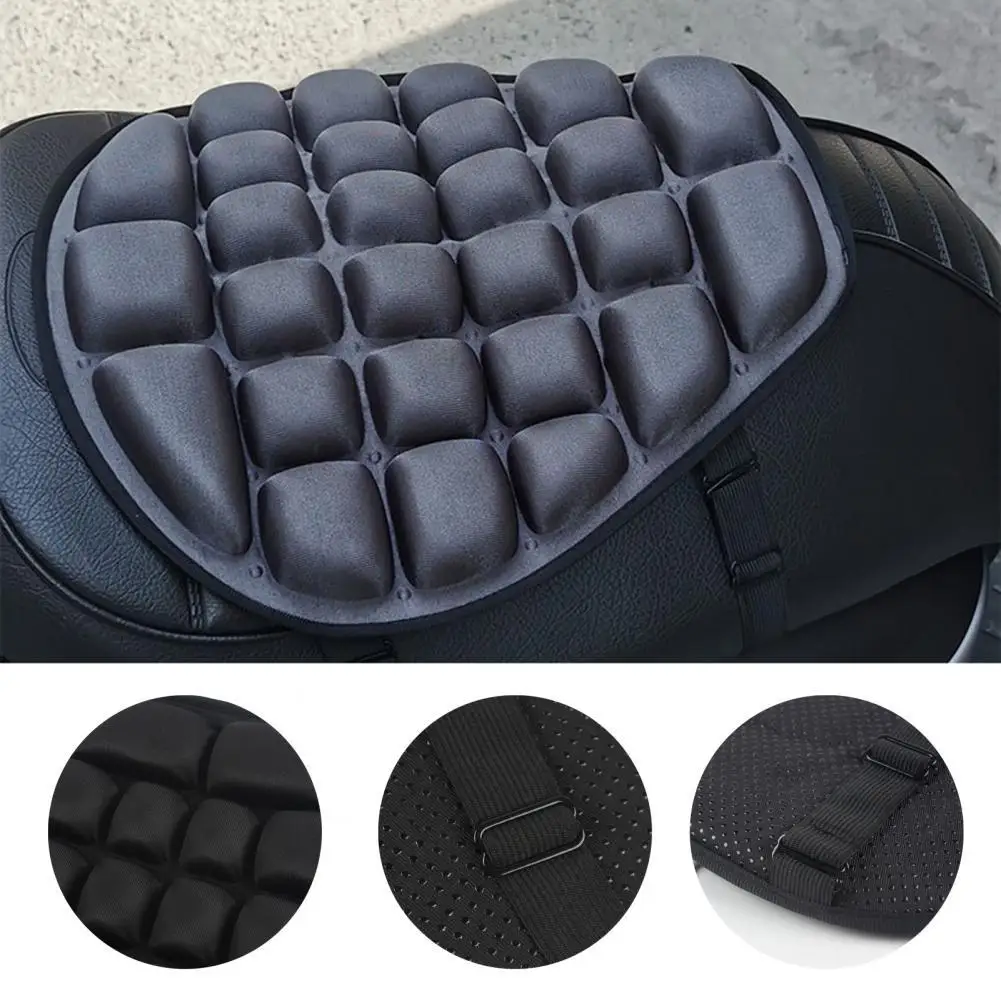 Air Pad Motorcycle Seat Cushion Cover Universal Sun Protection Air Pad Cushion For Motorcyclist