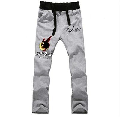Аниме Убийца Акаме! Длинные штаны с логотипом; Новые утепленные брюки; повседневные спортивные брюки для подростков; повседневные длинные штаны - Цвет: 10