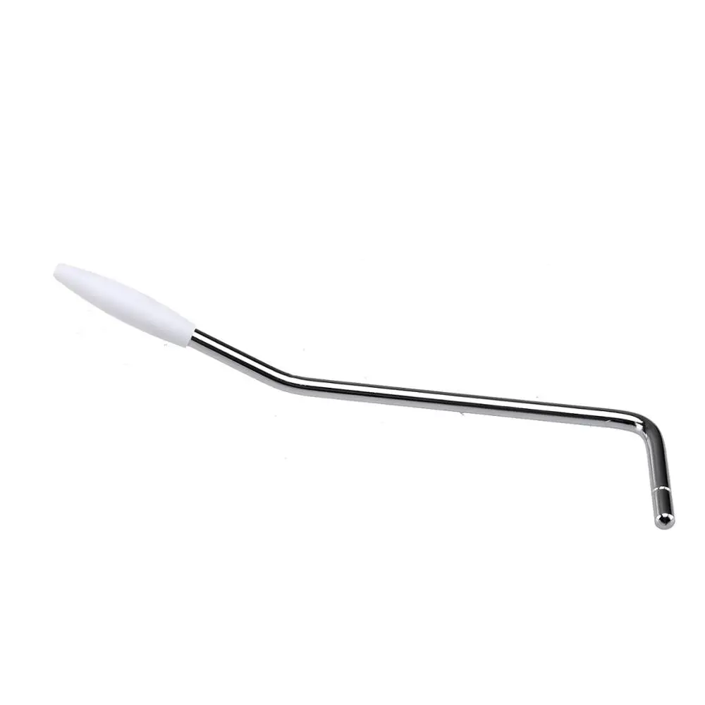Wilkinson 5 Millimetri Push-In Strat Tremolo Arm Ponte Whammy Bar Per Wilkinson E Altri Importato Chitarra, Cromato Con Punta Bianca