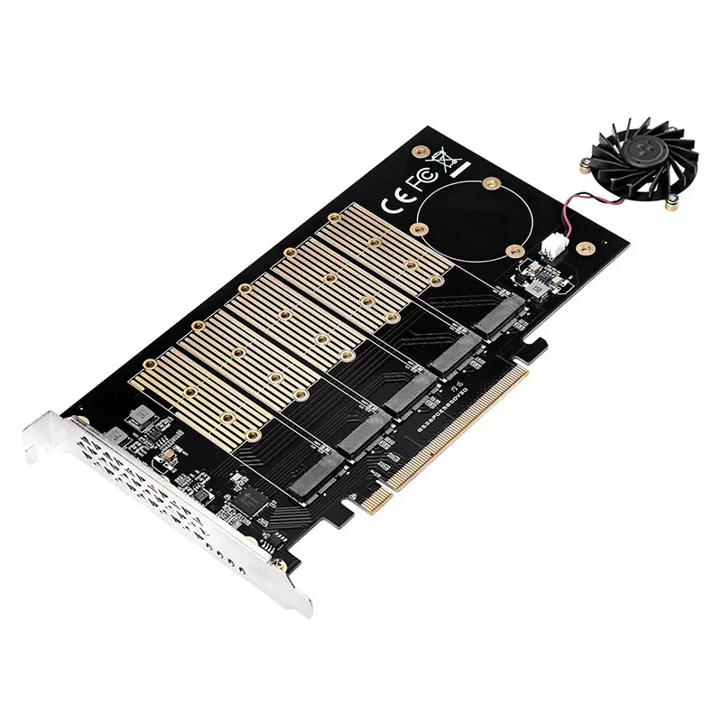 5 портов M.2 адаптер NGFF SSD для PCIe 3,0x16 карты M2 ключ B драйвер с силиконовой охлаждающей накладкой Жесткий диск адаптер для 2230-2280 SSD