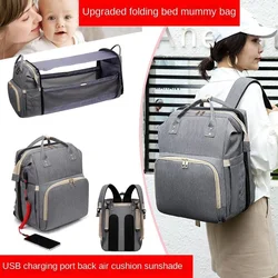 Sac à Couches pour Bébé, Sac à Dos de Lit pour Maman, Sac de Maternité pour Poussette, Sac d'Allaitement de Grande Capacité pour les Soins, avec Crochets de Mise à Niveau 