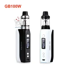 Sous deux GB 100 W Vape boноte Mod Kit 2200 mAh batterie Ecran светодиодный электронная сигарета