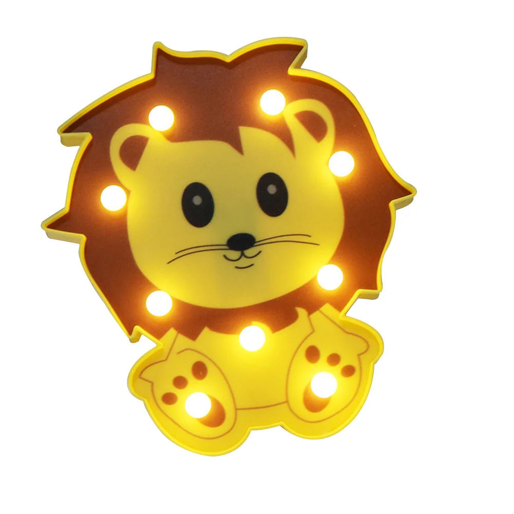 

LED Night Light Cute Animal Night Light for Living Room Bedroom Christmas Party Decoration QP2