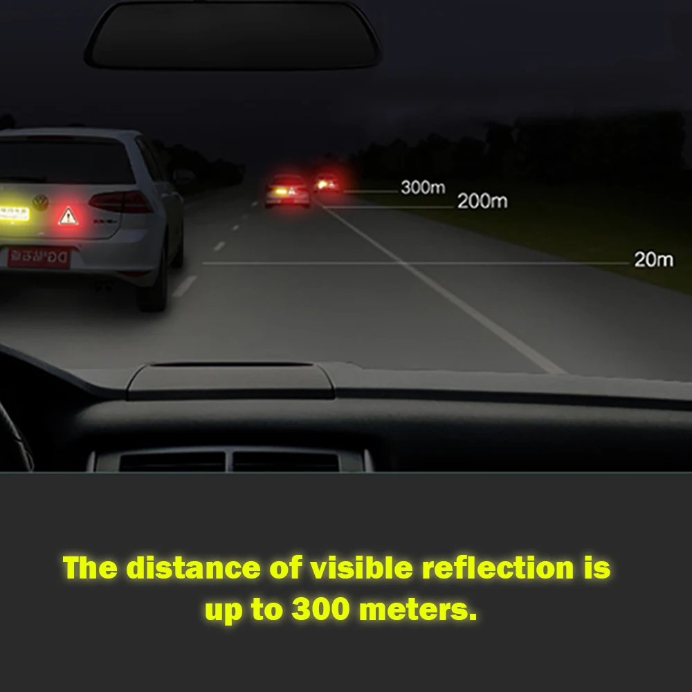 Автомобильная непромокаемая Светоотражающая 3D наклейка для кузова автомобиля