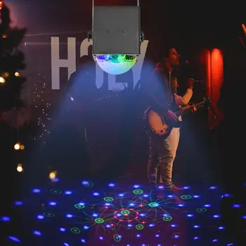 

60 in 1 LED Magic Ball Laser Lamp Dimmable Bluetooth Audio KTV Flash Lights