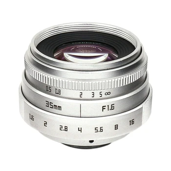 

35mm F1.6 C Mount Camera Lens with Adapter Ring for Canon EOSM / M2 / M3