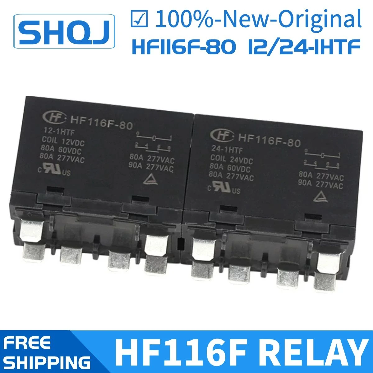 

HF relay HF116F-80 24-1HTF 12-HTF 100%-Новый-оригинальный