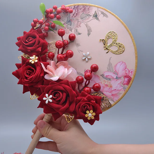 Kyunovia Blush Pink Bridesmaids Rose Gold Bouquet Wine Burgundy Berry Bridal Bouquet Wedding Bouquet Flowers D151 Wedding Bouquets Aliexpress