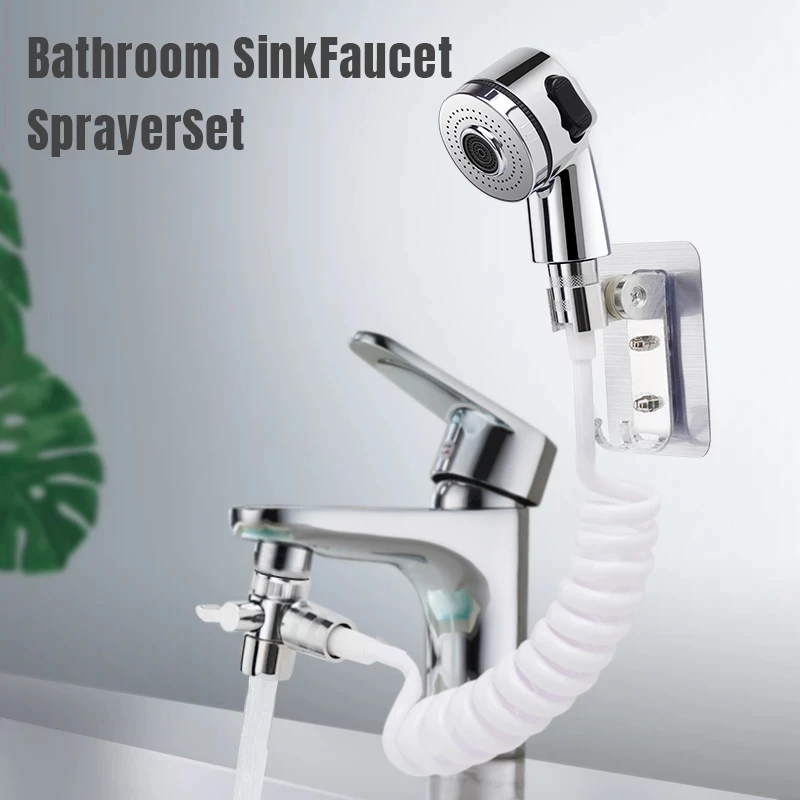 Bathroom Kitchen Faucet Diverter Valve with shower head Faucet Adapter