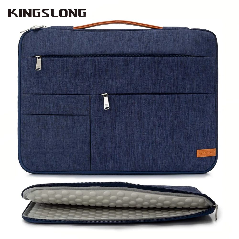KINGSLONG 15 inch laptop Sleeve for ASUS Lenovo XiaoMi HuaWei Case case Hand Bag Business Laptop cover Blue |