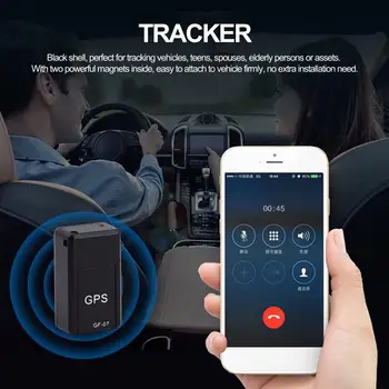 

Magnetic Mini GF07 GPS Tracker Car Kids GSM GPRS Real Time Tracking Locator Device Anti-Lost Device Real-time Vehicle Locator