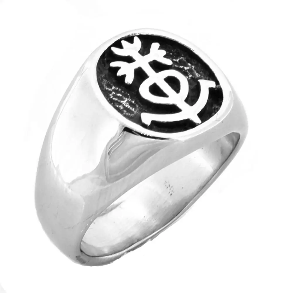 Fanssteel ювелирные изделия из нержавеющей стали цветок крест кольцо FSR11W34|band ring|ring
