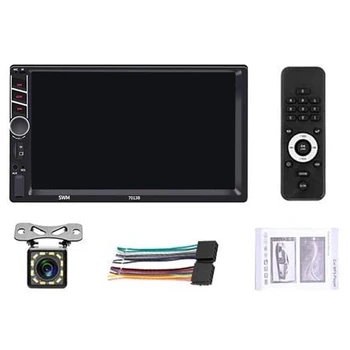 

Double Din Car Stereo Radio 7 Inch Press Screen D-Play Universal Car Multimedia Player with Bluetooth FM Radio Receiver Support