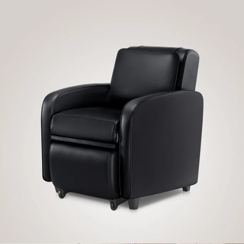 Многофункциональное Электрическое Массажное кресло для всего тела, автоматическое домашнее Маленькое кресло для гостиной, массажное кресло-диван - Цвет: Temperament Black