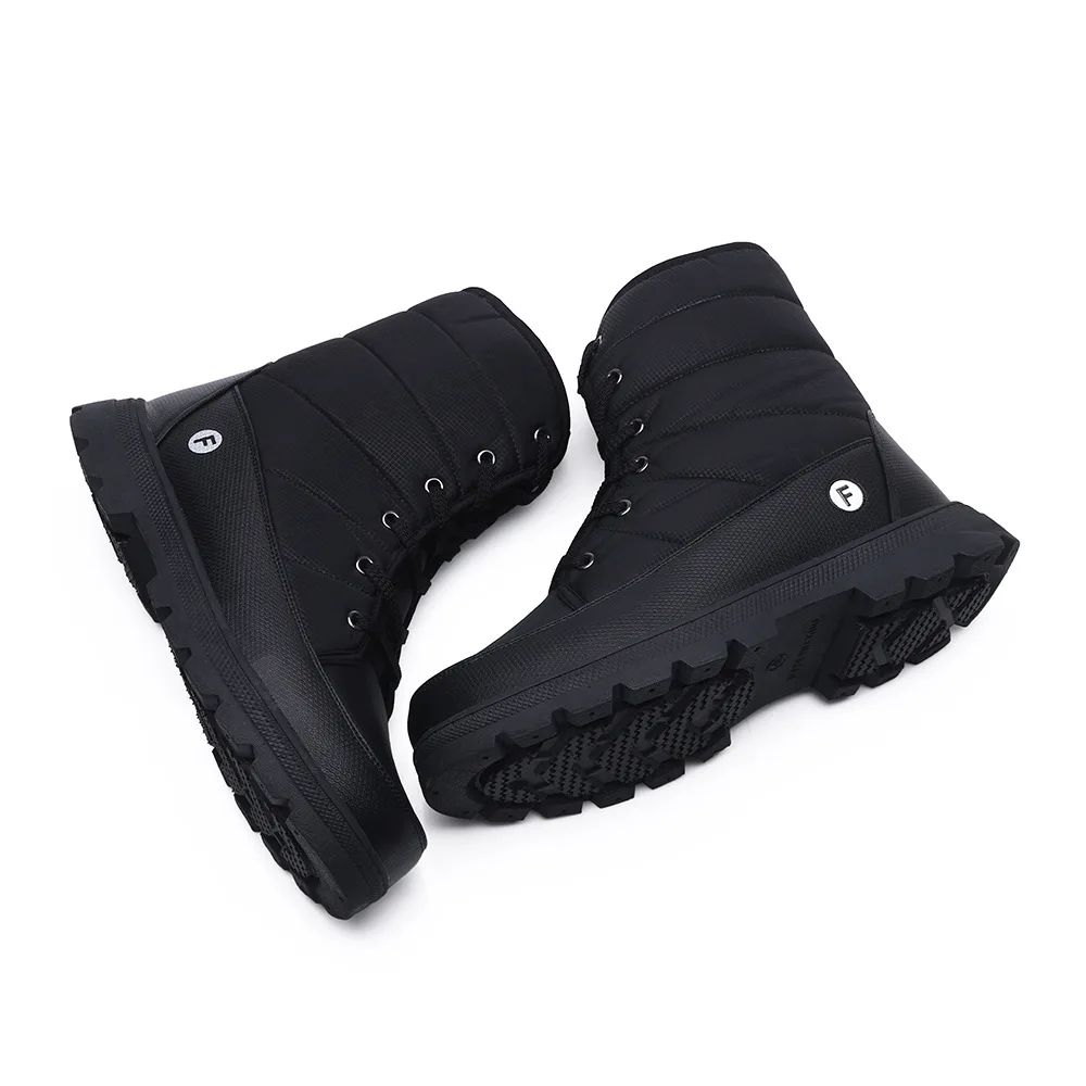 Мужские зимние ботинки г. Зимняя обувь утепленные ботильоны на меху Нескользящие мужские зимние ботинки подходит для-40 градусов zapatos de hombre