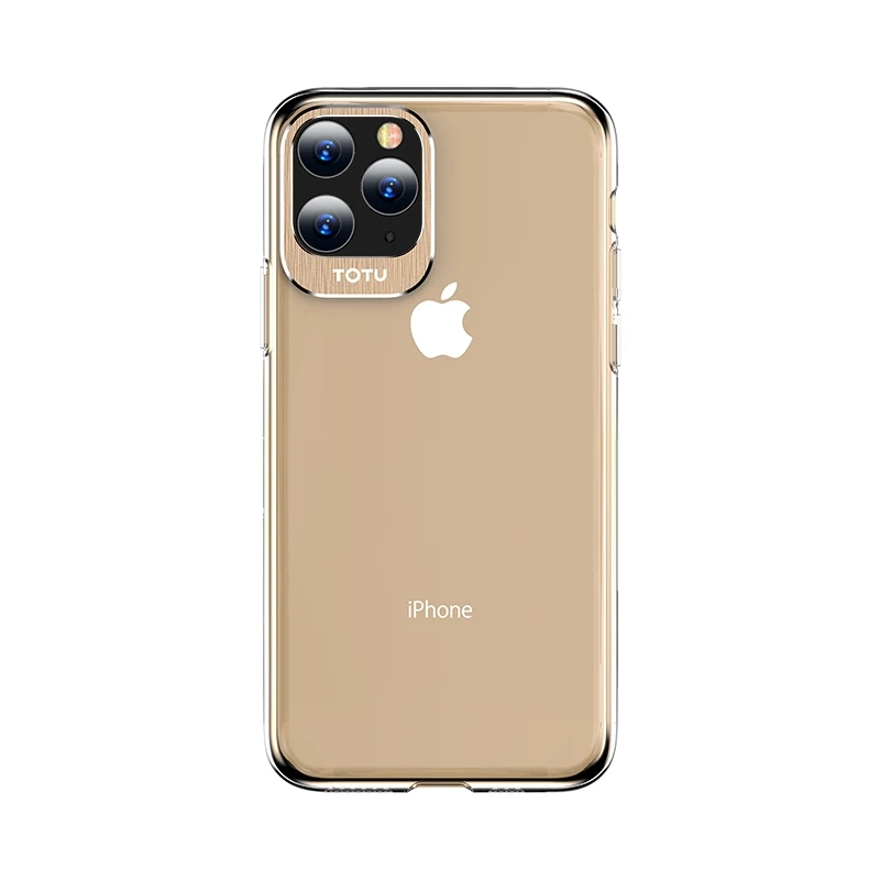 TOTU для iPhone 11 Pro защитный чехол для телефона для iPhone 11 Pro металл+ PC - Цвет: Золотой