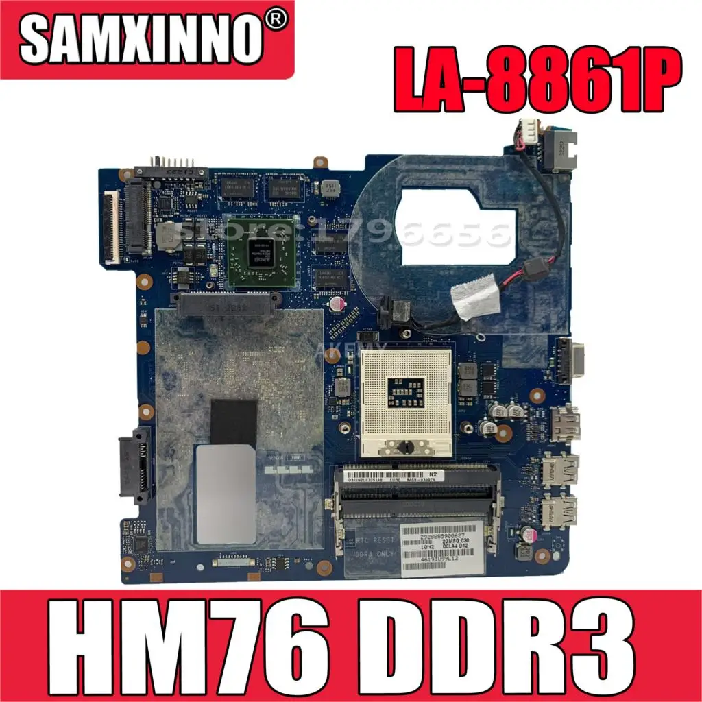 Материнская плата для ноутбука Samsung NP350 NP350V5C 350V5X QCLA4 HM76 DDR3 HD7600M LA 8861P |Материнские
