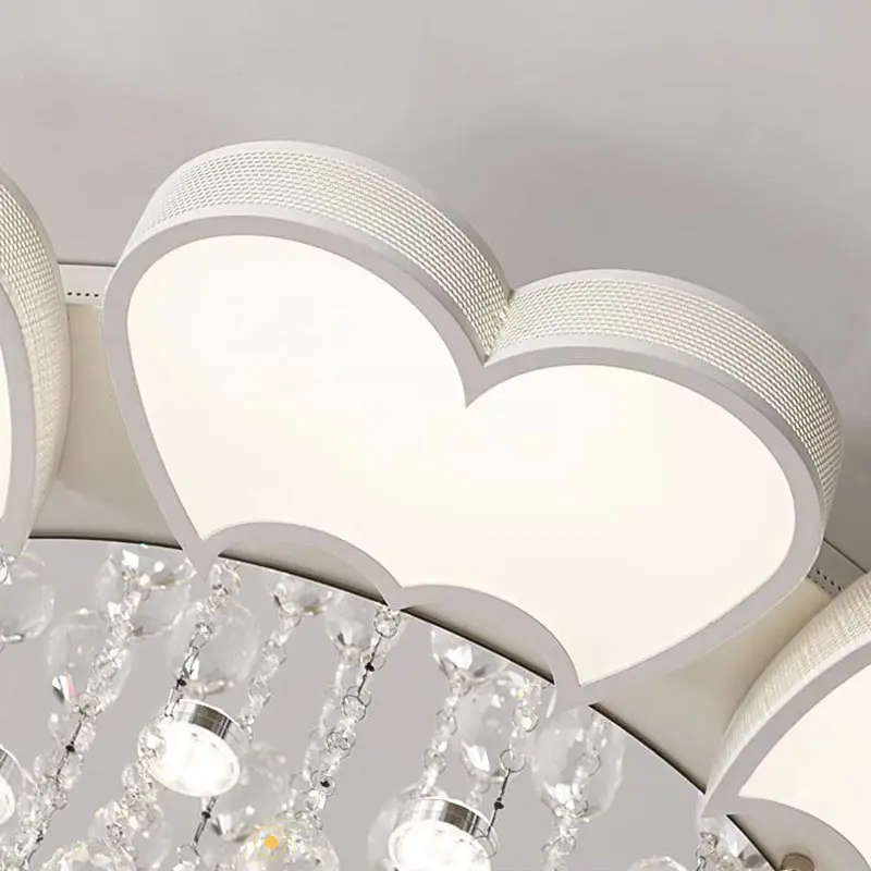 Современный хрустальный светодиодный светильник-люстра, лампа для гостиной, спальни, кухни, домашний декор, светильник, светильники, белый металлический блеск