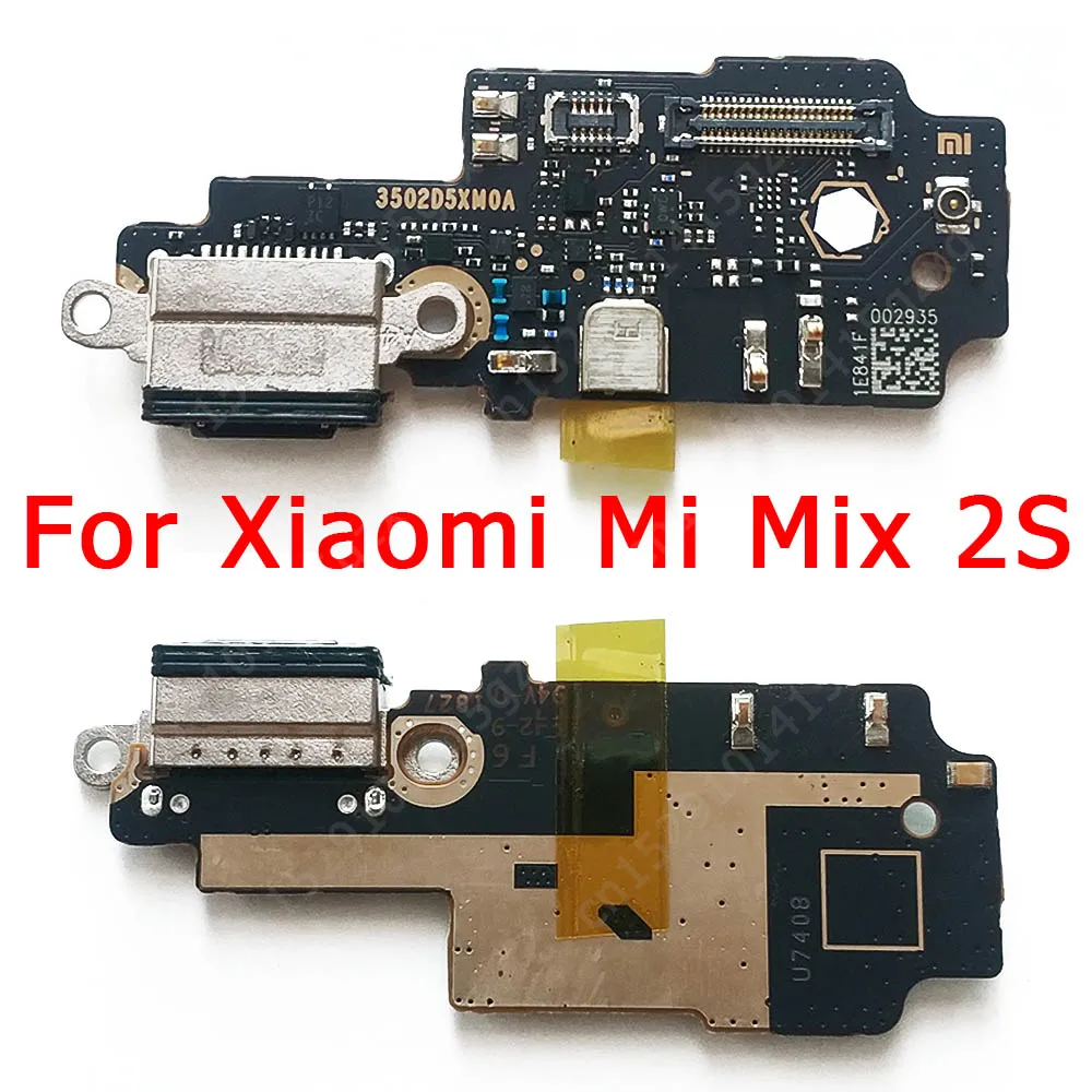 Оригинальная зарядная плата для Xiaomi Mi Mix 2S USB PCB док разъем гибкий кабель запасные