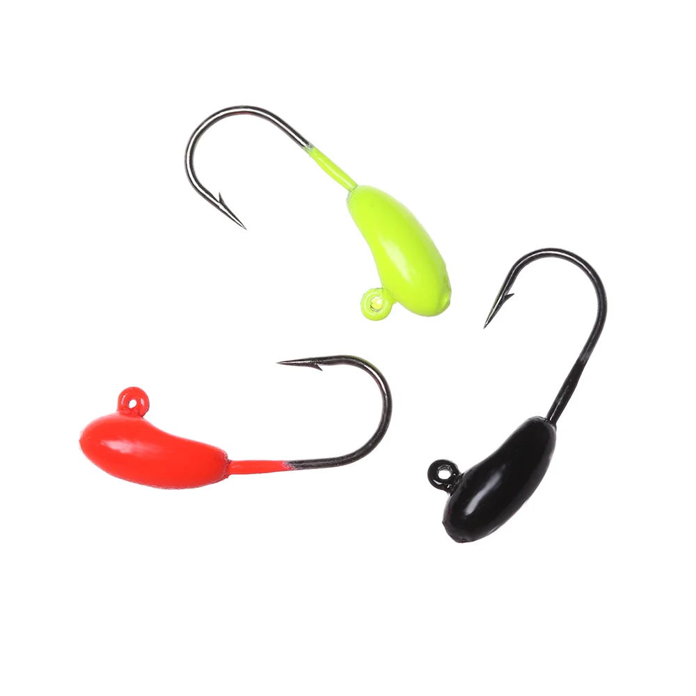 5 шт./компл. зажимы для рыболовных крючков 1,3 г Мини Lead Jig Head льда бас КАРПОВАЯ ЛОВЛЯ джиг-Мягкая приманка для зимней рыбалки аксессуары