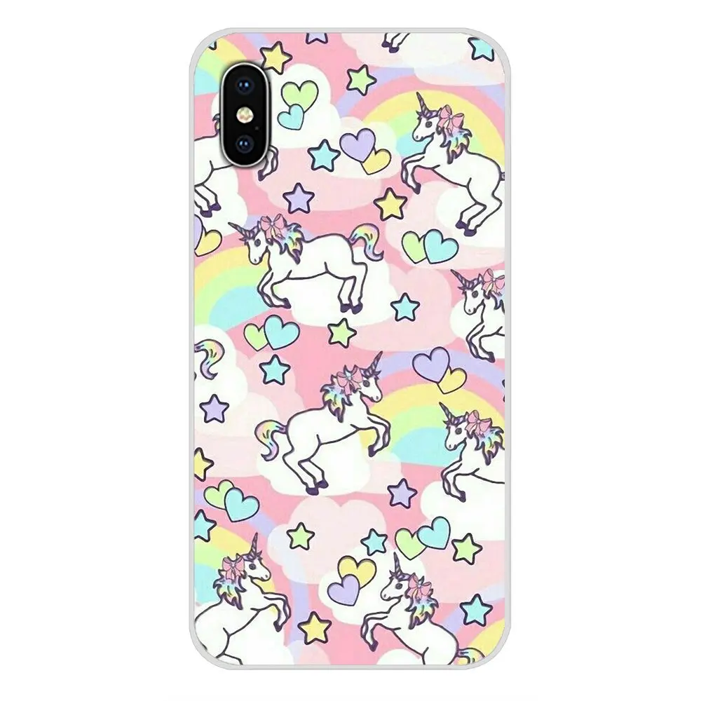 Милые радужные Единорог Мягкий Прозрачный чехол Крышка для LG G3 G4 мини G5 G6 G7 Q6 Q7 Q8 Q9 V10 V20 V30 X Мощность 2 3 K10 K4 K8 - Цвет: images 7