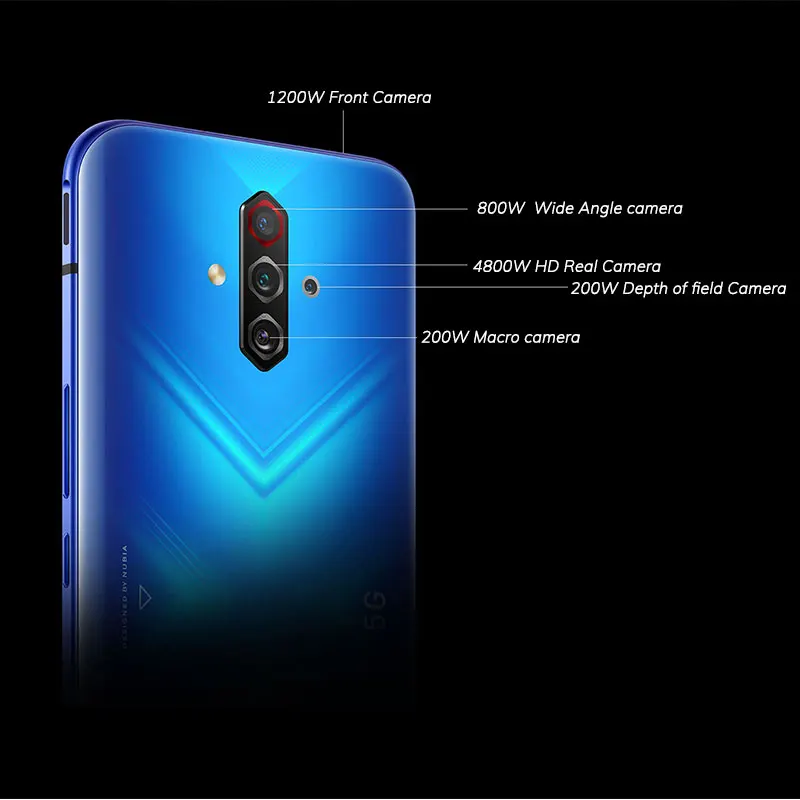 Оригинальный Nubia Play 5G мобильный телефон 6 65 ''AMOLED 144 Гц 8 Гб 128 ГБ Snapdragon 76
