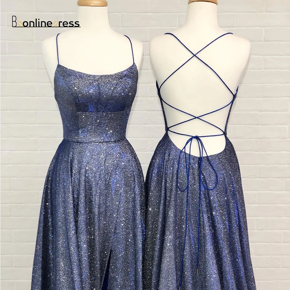 Bbonlinedress платье для выпускного вечера ТРАПЕЦИЕВИДНОЕ с открытой спиной длинное платье для выпускного вечера es длина до пола официальное вечернее платье размера плюс Vestido-de-festa-longo