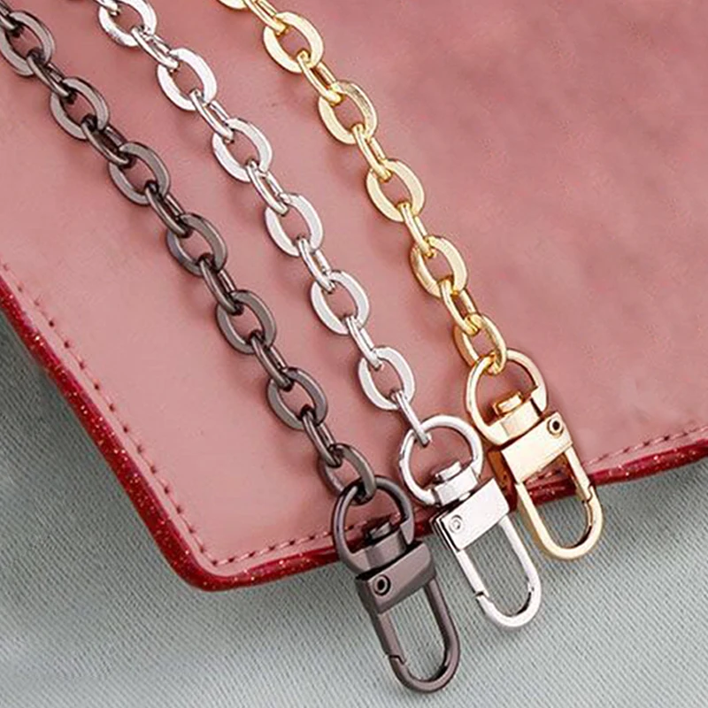 Luxury Aluminum Silver Gold Purse Chain Strap Handles Crossbody Purse  Straps Shoulder Light Bag Chains Straps For Handbags Purse - AliExpress