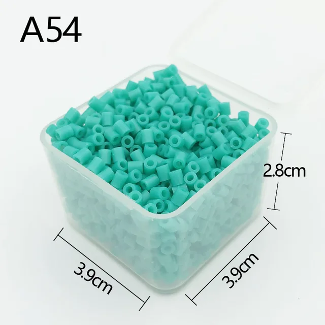 2.6mm/1200pcs/Box Packing Hama Beads Easy to Store For Kids Perler Iron Beads Fuse Handmade Gift Children Toy 2