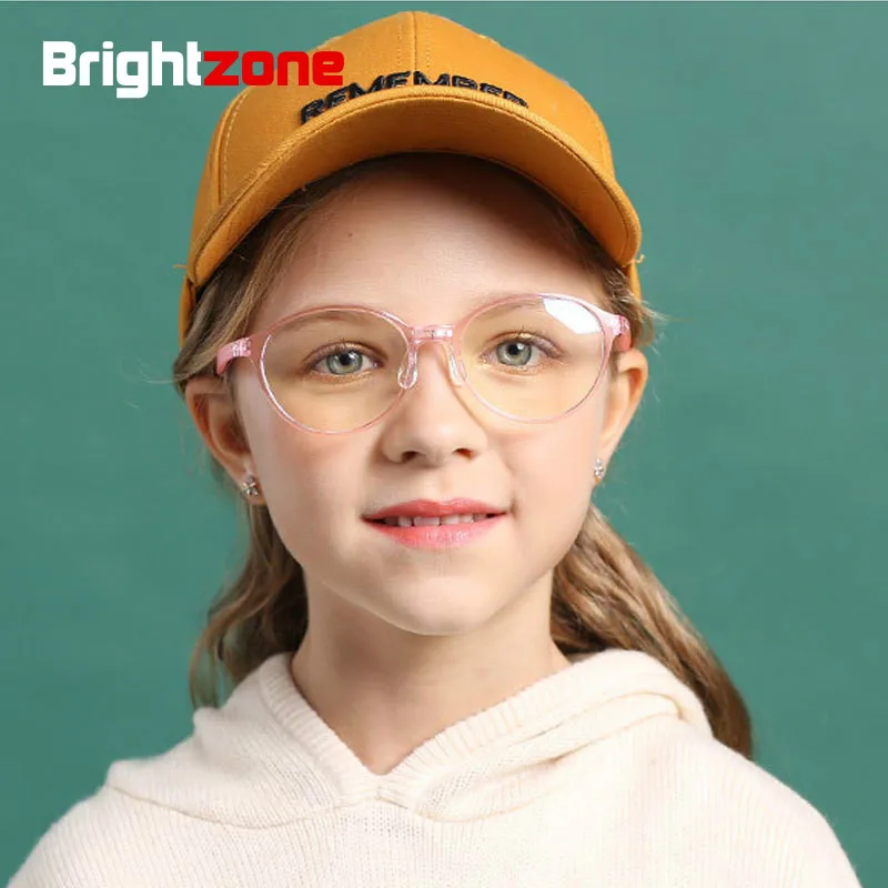 Round Blue Light Kids Glasses Optical Frame 2020 Children Boy Girls