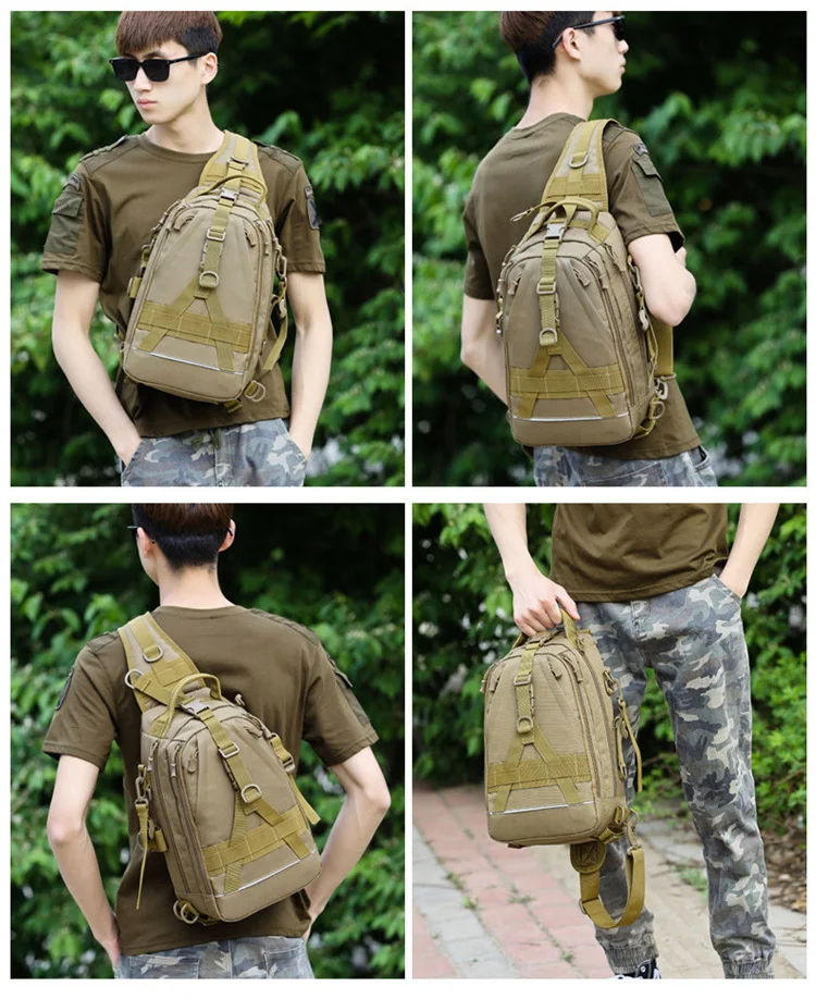 Уличный походный рюкзак, наживка, военный тактический армейский наплечный рюкзак, слинг для рыбалки, путешествий, кемпинга, рыбалки, приманки, сумка, аксессуары