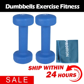 

2pcs Mini Dumbbells Non-Slip Fitness Household Dumbbells Hand Weights Fitness Equipment with Towel for Women Man