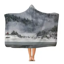 

Classic Adult Hooded Blanket - Winter's Other Tale