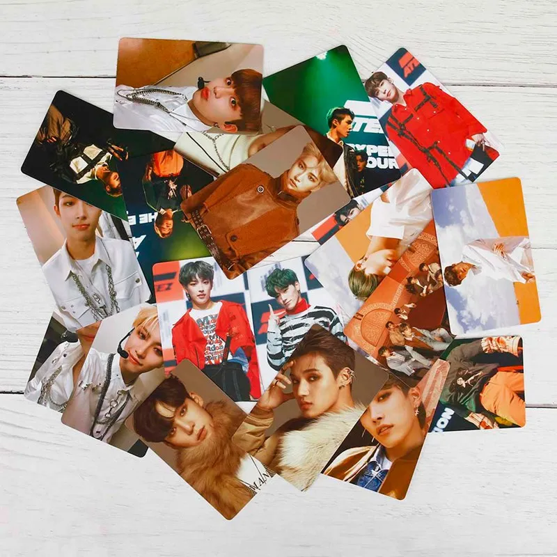 Multi Chutoral 9 pcs//Set Kpop ATEEZ Photocard Album Treasure Epilogue Action to Answer Post Card Self Made LOMO Card Best Gift for Fans