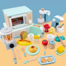 Casa de juegos para niños, simulación grande, microondas, utensilios de cocina, juguetes de cocina, muebles de casa de muñecas, regalos para bebés