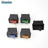 5pcs Mini 3 Pin Dashboard On Off Position Rocker Switch Illuminated Spst with Light ► Photo 3/6