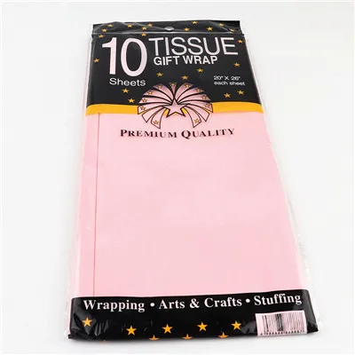 10 Pieces 50*66 Cm Tissue Paper DIY Handmade Craft Paper Flowers Gift Packing Wedding Festive Party Home Decoration Supplies 