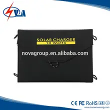 10W Portable Folding solar cell phone charger for Anything with a USB Connection