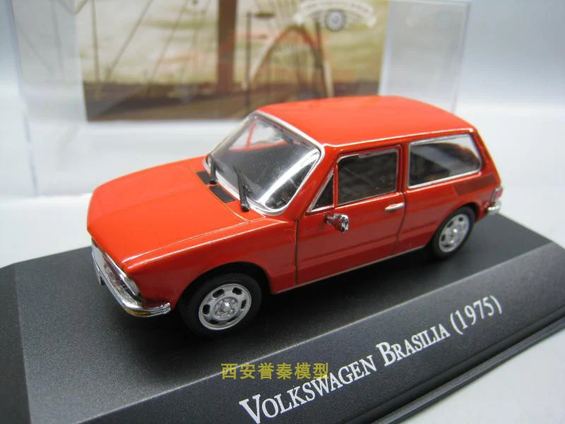 1/43 Масштаб Volkswagen Brasilia-1975 Классическая коллекция дисплей модель сплава литья под давлением винтажный автомобиль подарок на день рождения