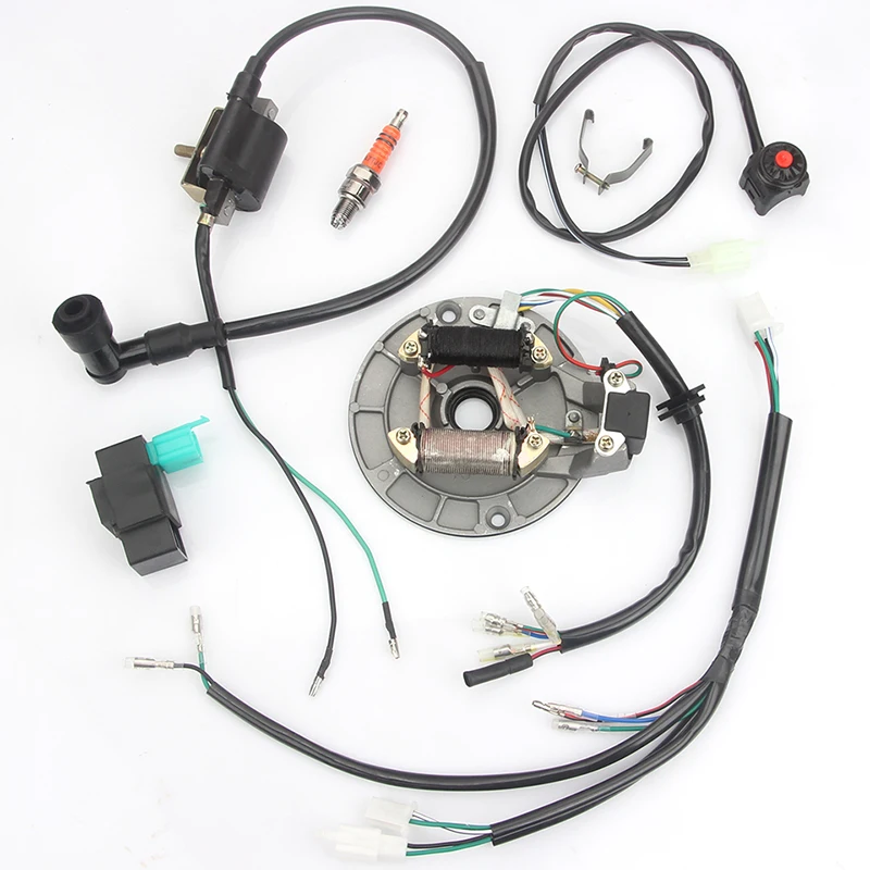 Полный жгута проводов электромагнитный регулятор катушки CDI A7TJC Свеча зажигания